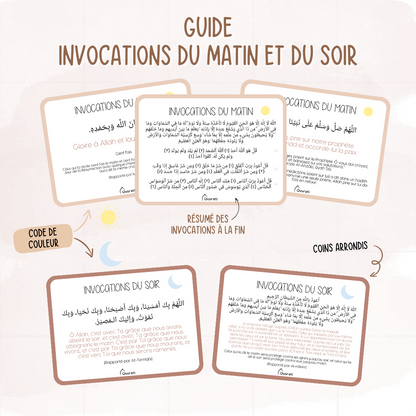Guide Mes invocations du matin et du soir - Arabe