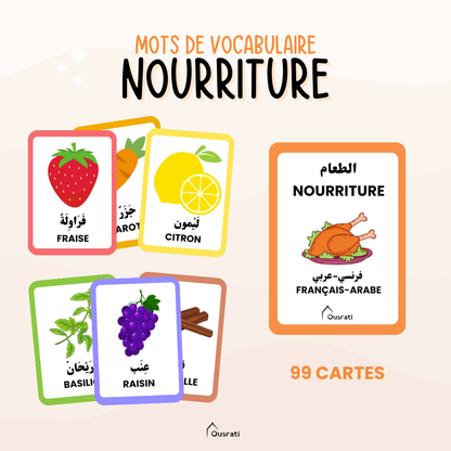 Pack cartes arabes - Maison et quotidien