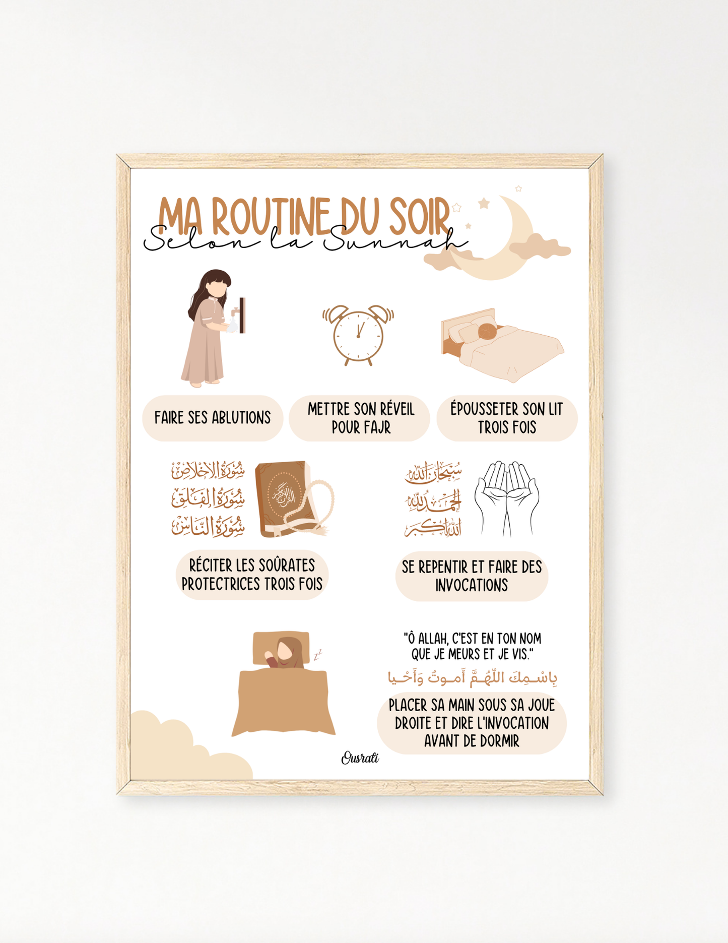 Ma routine du soir selon la Sunnah